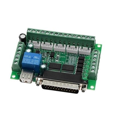 5 Eksen Lpt Girişli CNC Kontrol Kartı-Mach3 Uyumlu