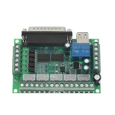 5 Eksen Lpt Girişli CNC Kontrol Kartı-Mach3 Uyumlu