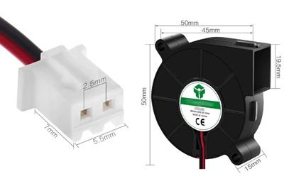 5015 Salyangoz Fan(12v)