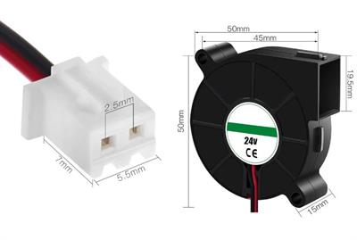 5015 Salyangoz Fan(24v)