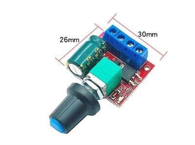 5A 35V Mini DC Motor Pwm Potlu Hız Kontrol Devresi 90 Watt