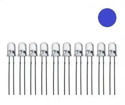 5mm Flaşörlü (Yanıp Sönen)Mavi Led Paketi - 50 Adet