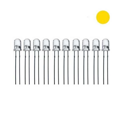 5mm Flaşörlü (Yanıp Sönen)Sarı Led Paketi - 100 Adet