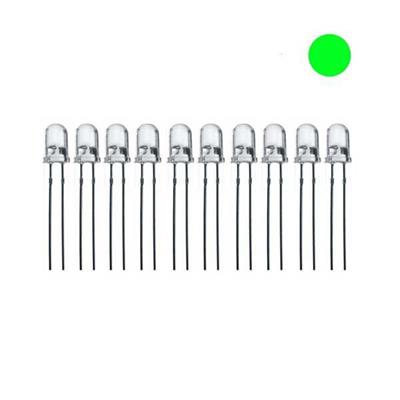 5mm Flaşörlü (Yanıp Sönen)Yeşil Led Paketi - 100 Adet
