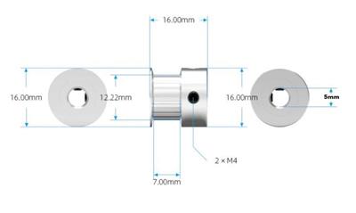 5mm Gt2 Kasnak (20 Diş)