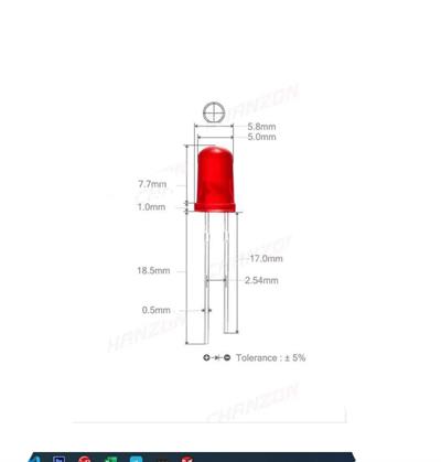 5mm Kırmızı Led