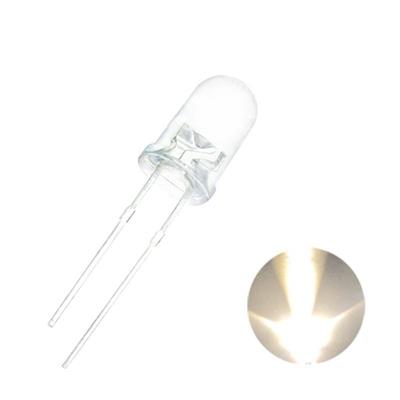 5mm Şeffaf Beyaz Led Paketi - 50 Adet