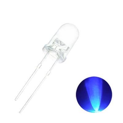 5mm Şeffaf Mavi Led Paketi - 100 Adet
