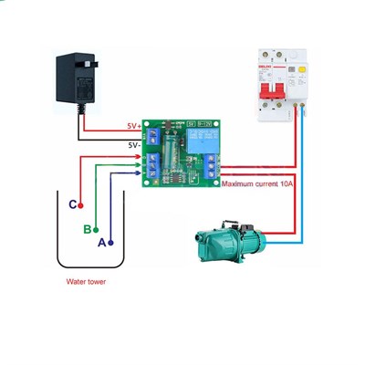 5V Su Seviyesi Kontrol Modülü-Röle Çıkışlı