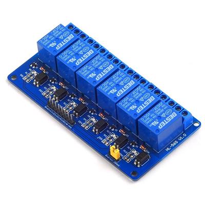 6 Kanallı 12V Röle Kartı