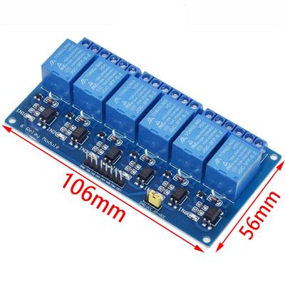 6 Kanallı 5V Röle Kartı