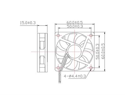 60x60x15 Kare Fan(24V)