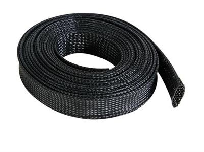 6mm Siyah Kablo Çorabı(1mt)