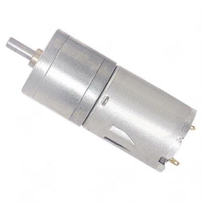 6V 25mm 620 Rpm JGA25-370 Düz Tip Redüktörlü DC Motor