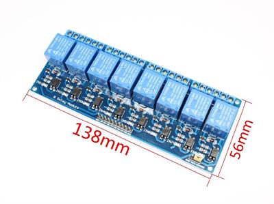 8 Kanallı 5v Röle Kartı