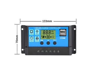 Akıllı Güneş Paneli Şarj Kontrol Cihazı Regülatörü - 30A(12-24V)