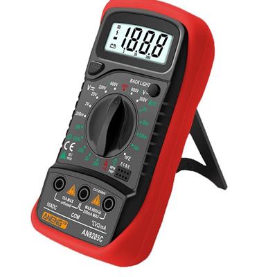 Aneng AN8205C Dijital Multimetre-Kırmızı