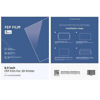 Anycubic FEP Film 8.9 260x175mm 15 mikron(5 Adet)
