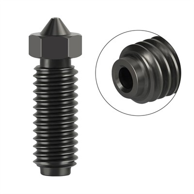 Anycubic Kobra 2-3 Pro-Plus-Max-Crator Uyumlu Sertleştirilmiş Çelik Nozzle(0.4mm)