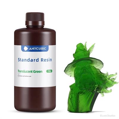 Anycubic Standart UV Reçine 1Kg Şeffaf Yeşil