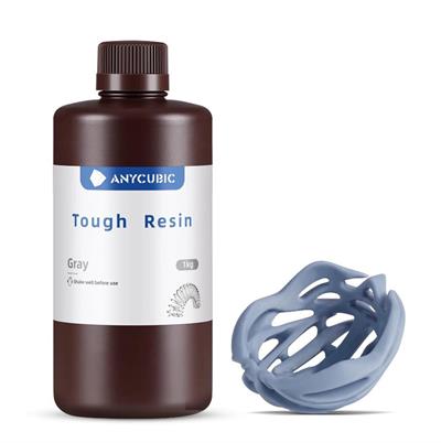Anycubic UV Tough(Sert Esnek) Reçine 1Kg Gri