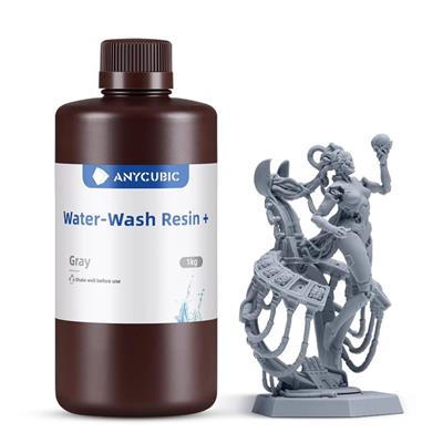 Anycubic Water Washable(Suda Yıkanabilir) UV Reçine 1Kg Gri