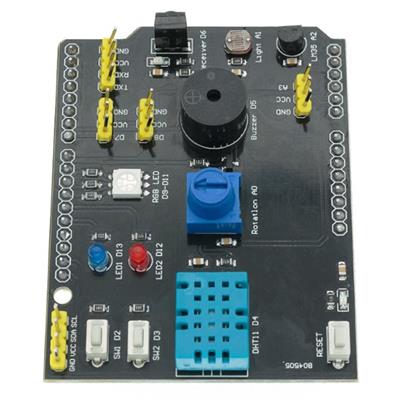 Arduino Sensor Shield 9 In 1 Çok Fonksiyonlu Geliştirme Sensör Kartı