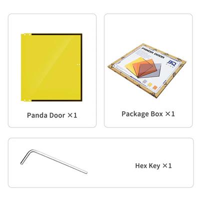 BIGTREETECH Panda Door Citrus Splash-X1-P1 Serisi Uyumlu Renkli Ön Kapak