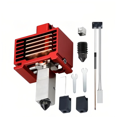 Bambu Lab  P1S-P1P Uyumlu Yükseltilmiş Hotend TZ V3.0 Bi Metal Full Hotend Seti(Kırmızı)