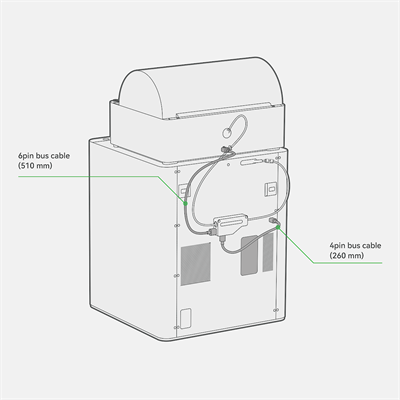 Bambu Lab AMS Bus Kablosu 6pin-1,5mt-CAB004