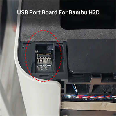 Bambu Lab H2 Serisi Uyumlu USB Port Kartı