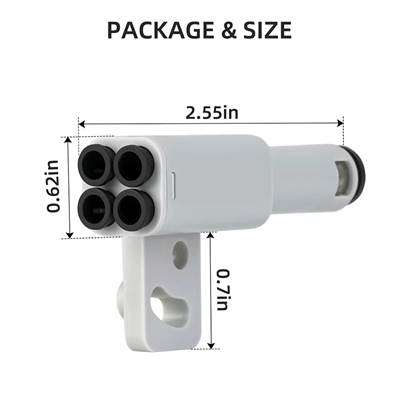 Bambu Lab X1-P1 Serisi Uyumlu 4-in-1 PTFE Adapter-FAZ013-N
