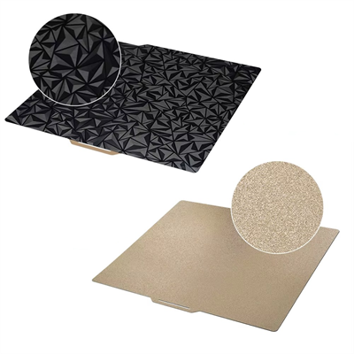 Bambu Lab X1 P1P Çift Taraflı Büyük Desenli Peo-Pei Kaplı Yay Çeliği Tabla-257x257mm