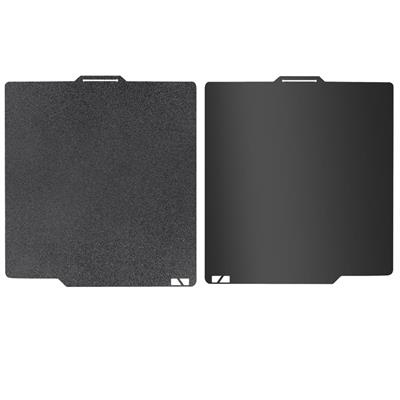 Bambu Lab X1 P1P Çift Taraflı Siyah Düz Pei-Siyah Pütürlü Pei Kaplı Yay Çeliği Tabla-257x257mm