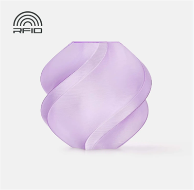 Bambu PETG Translucent Purple(Transparan Mor) 1Kg Filament