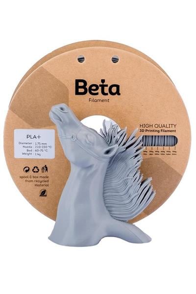 Beta PLA Plus Filament Gri 1.75mm 1000gr