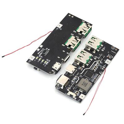 Çift USB 5V 22.5W Ledli Micro-Type-C Girişli Powerbank Hızlı Şarj Modülü