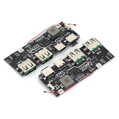 Çift USB 5V 22.5W Ledli Micro-Type-C Girişli Powerbank Hızlı Şarj Modülü