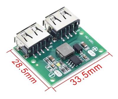 Çift USB 9V12V24V36V - 5V 3A DC DC Araç Şarj Cihazı Güç Kaynağı