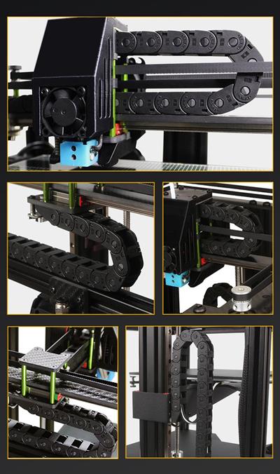 Cnc-3D Yazıcı Drag Zincir Kablo Taşıyıcı 1 Metre(7x15mm)