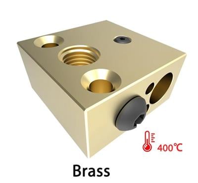 Creality Ender 3-Cr10 Isıtma Bloğu Pirinç(400°C)