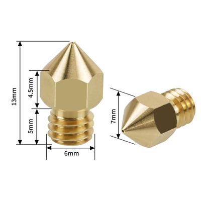 Creality Ender 3 Pro-V2-Cr10 CHT Pirinç Nozzle(0.4mm)