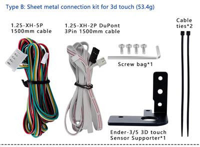 Creality Ender 3 Pro-V2-Ender 5-Cr-10 Bl-Touch Montaj Seti-1,5 Metre Kablo