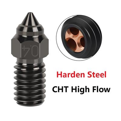 Creality Ender 3 V3 SE-Ender 7-Ender 5 S1 Sertleştirilmiş CHT Çelik Nozzle(1.0mm)