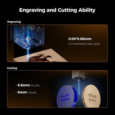 Creality Falcon A1 Laser Kazıma(Gravür) ve Kesici 10W