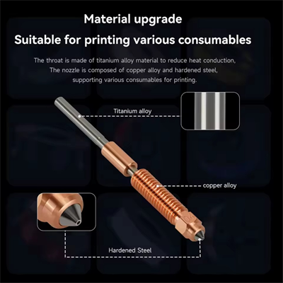 Creality Hi-K2 Plus Uyumlu Quick Swap Nozzle-0.6mm