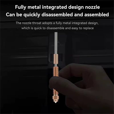 Creality Hi-K2 Serisi Uyumlu Quick Swap Sertleştirilmiş Çelik Nozzle-0.2mm