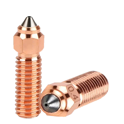 Creality K1-K1 Max-CR M4 Uyumlu Bi Metal Paslanmaz Çelik Uçlu Nozzle-Eski Versiyon(0.4mm)