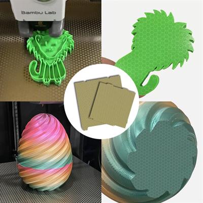 Creality K1-K1C-Ender3-S1 Ender5-S1 Çift Taraflı Bal Peteği Pei Kaplı Yay Çeliği Tabla-235x235mm