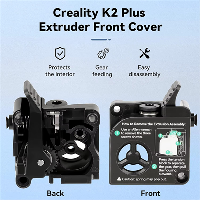 Creality K2-K2 Pro-K2 Plus Extruder Ön Kapak
